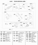 12 Kw Starter Motor Diagram and Parts List for 432447-0105-E2  Briggs and Stratton Engine